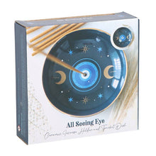 Load image into Gallery viewer, Moon Phase Eye Incense Holder
