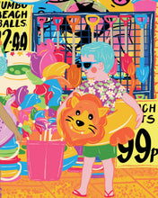 Load image into Gallery viewer, Oh I do like to be Beside the Seaside Print
