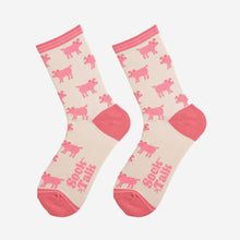 Load image into Gallery viewer, Pigs Bamboo Socks - Womens

