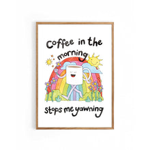 Load image into Gallery viewer, Coffee in the Morning Print
