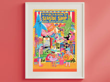 Load image into Gallery viewer, Oh I do like to be Beside the Seaside Print
