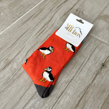 Load image into Gallery viewer, Puffin Bamboo Socks Mens
