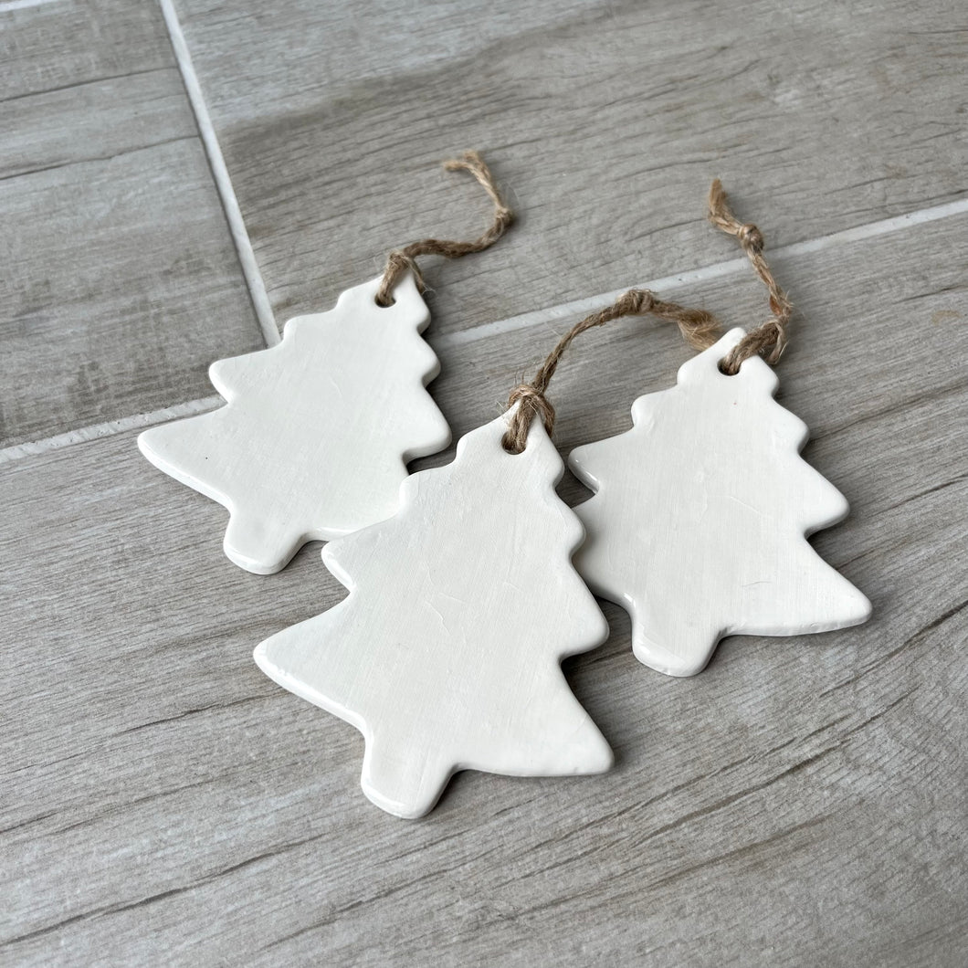 Christmas Tree Ceramic Tag