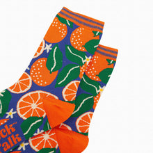 Load image into Gallery viewer, Orange Bamboo Socks - Womens
