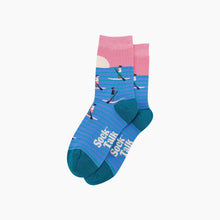Load image into Gallery viewer, Sunset Paddle Boarding Bamboo Socks - Womens
