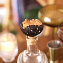 Load image into Gallery viewer, Hedgehog Cork Bottle Stopper
