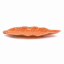 Load image into Gallery viewer, Leaf Incense Holder Orange
