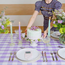 Load image into Gallery viewer, Light Green Glass Candle Holder
