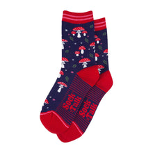 Load image into Gallery viewer, Mushroom Toadstool Bamboo Socks - Womens
