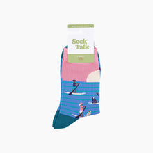 Load image into Gallery viewer, Sunset Paddle Boarding Bamboo Socks - Womens
