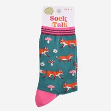 Load image into Gallery viewer, Fox Woodland Bamboo Socks - Womens
