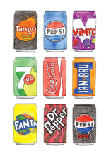 Load image into Gallery viewer, Drinks Cans Print
