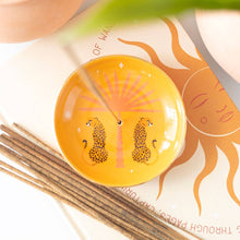 Load image into Gallery viewer, Leopard Palm Tree Incense Holder
