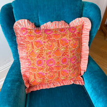 Load image into Gallery viewer, Floral Frill Cushion
