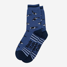 Load image into Gallery viewer, Orca Whale Bamboo Socks - Mens
