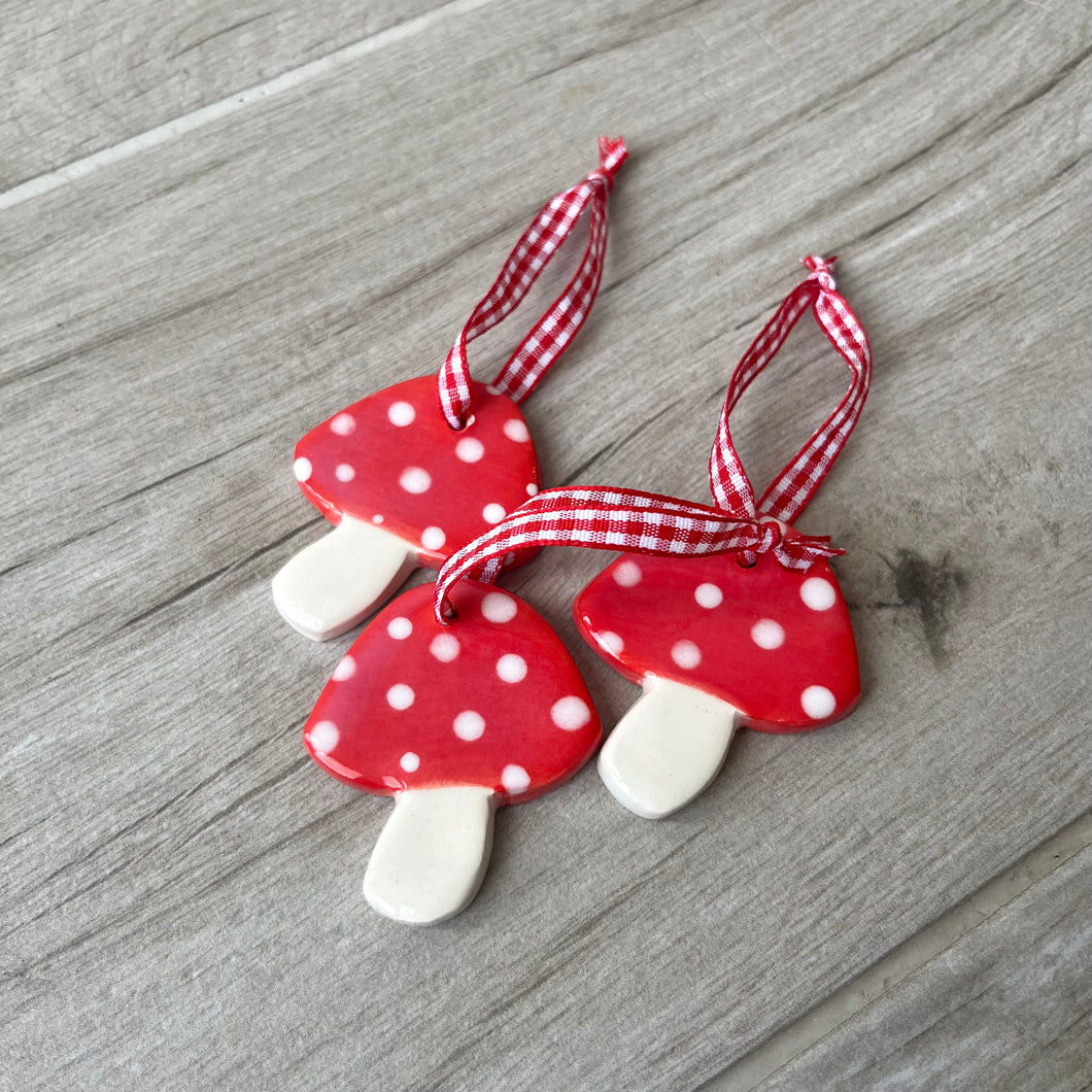 Mushroom Ceramic Tag