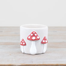 Load image into Gallery viewer, Red Mushroom Planter
