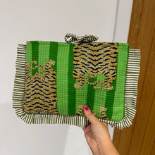 Load image into Gallery viewer, Green Tiger Stripe iPad Case
