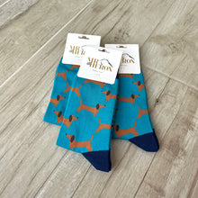 Load image into Gallery viewer, Sausage Dog Bamboo Socks Mens
