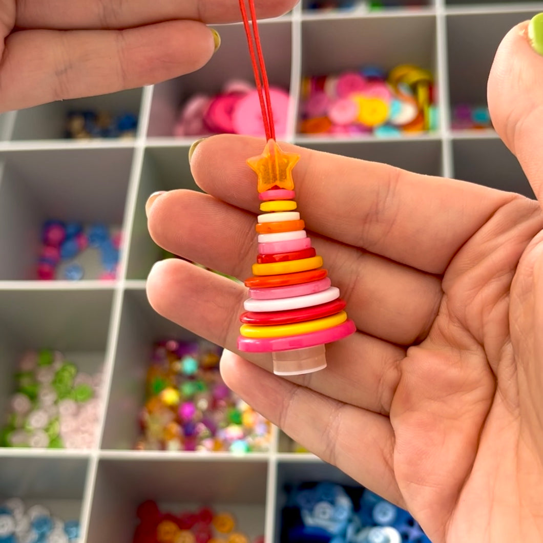 Button Christmas Tree Decoration