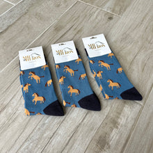 Load image into Gallery viewer, Horse Bamboo Socks Mens
