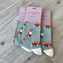 Load image into Gallery viewer, Fox Bamboo Socks Womens
