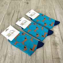 Load image into Gallery viewer, Sausage Dog Bamboo Socks Mens
