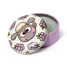 Load image into Gallery viewer, Grape Shaun the Sheep Lip Balm Tin
