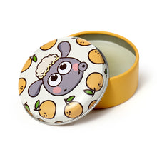 Load image into Gallery viewer, Orange Shaun the Sheep Lip Balm Tin
