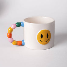 Load image into Gallery viewer, Smiley Face Ceramic Mug
