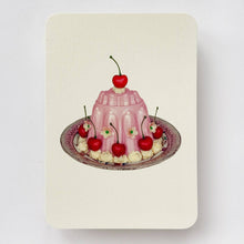 Load image into Gallery viewer, Rose Petal Cream Blancmange Greeting Card
