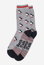 Load image into Gallery viewer, Puffin Bamboo Socks - Mens
