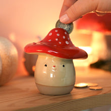 Load image into Gallery viewer, Toadstool Mini Money Jar
