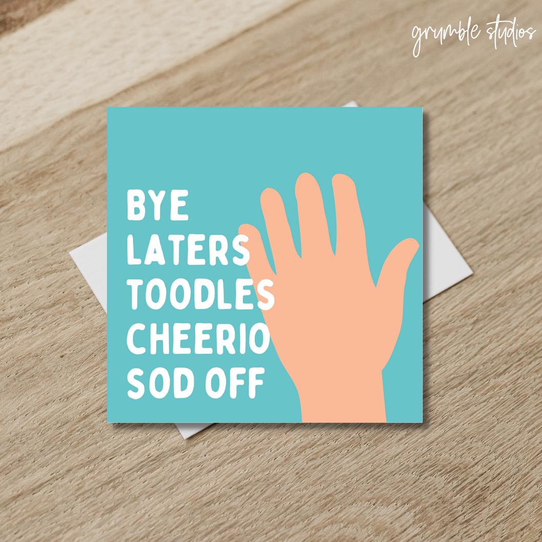 Sorry You’re Leaving Card