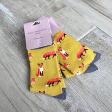 Load image into Gallery viewer, Fox Bamboo Socks Womens
